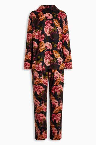 Floral Print Cosy Wrapband Pyjamas